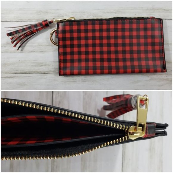 New Women's Simple Tassel Zippered Wallet - Picture 4 of 4